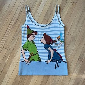 Rare CASTELBAJAC Peter Pan & Wendy Kissing Tank